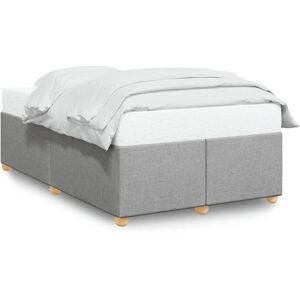 Cadre de lit vidaXL - 120x200cm Gris Clair - Moderne Cadre de lit vidaXL - 120x200cm Gris Clair - Moderne