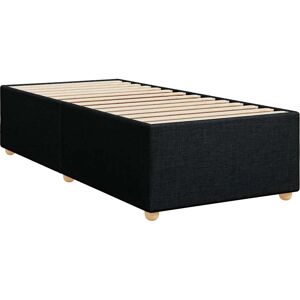 vidaXL Bed Frame without Mattress Black Single - Bed Type vidaXL Bed Frame without Mattress Black Single - Bed Type