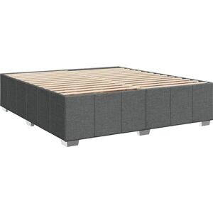 vidaXL Bed Frame Dark Grey Super King Size - Bed Type vidaXL Bed Frame Dark Grey Super King Size - Bed Type