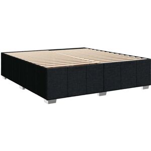 vidaXL Bed Frame Super King Size - Bed Base Mattress Foundation Dark vidaXL Bed Frame Super King Size - Bed Base Mattress Foundation Dark