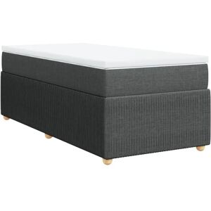 VidaXL Lit - Tissu gris foncé - Modèle 899310 - Lit VidaXL Lit - Tissu gris foncé - Modèle 899310 - Lit