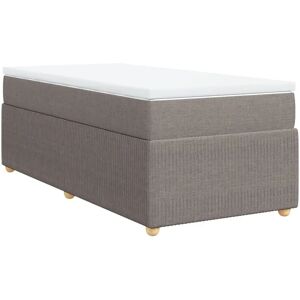 VidaXL 3285543 Lit box spring gris topo - Lit VidaXL 3285543 Lit box spring gris topo - Lit