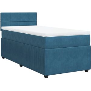 VidaXL 3287630 Lit - Support Velours Bleu - Lit VidaXL 3287630 Lit - Support Velours Bleu - Lit