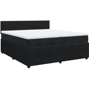 vidaXL 3287832 lit - lit, noir, 200x200 cm vidaXL 3287832 lit - lit, noir, 200x200 cm