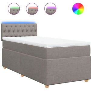 VidaXL Modèle 3288958 Support Lit taupe gris - bed VidaXL Modèle 3288958 Support Lit taupe gris - bed