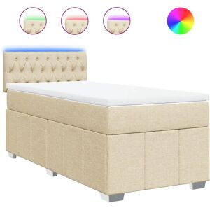 VidaXL 3289487 Lit - Crème - Sommeil Supporté VidaXL 3289487 Lit - Crème - Sommeil Supporté