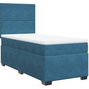 vidaXL 3290904 Lit - Velours - 140x190 cm - Lit vidaXL 3290904 Lit - Velours - 140x190 cm - Lit