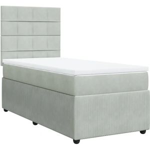 vidaXL Lit Boxspring avec Matelas - Lit vidaXL Lit Boxspring avec Matelas - Lit