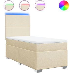 Lit VidaXL avec tête réglable - Matelas à ressorts ensachés Lit VidaXL avec tête réglable - Matelas à ressorts ensachés
