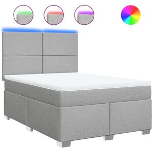 Lit VidaXL avec lumières LED - 160x200cm - Lit Lit VidaXL avec lumières LED - 160x200cm - Lit