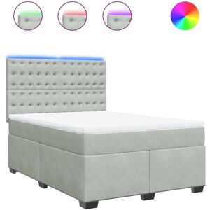 vidaXL Lit Knöpfe - Velours 140x190cm vidaXL Lit Knöpfe - Velours 140x190cm