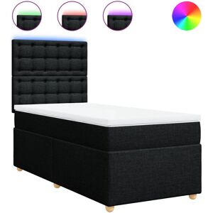 vidaXL Lit boxspring noir - Lit vidaXL Lit boxspring noir - Lit