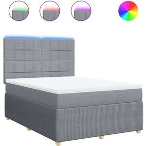 Lit avec lumières LED et matelas à ressorts ensachés - Type de lit Lit avec lumières LED et matelas à ressorts ensachés - Type de lit