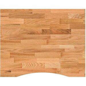 vidaXL Light Brown 100x80x2.5 cm Solid Wood Oak Rectangular Desk Top - Desk Top vidaXL Light Brown 100x80x2.5 cm Solid Wood Oak Rectangular Desk Top - Desk Top