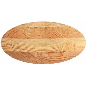 vidaXL Table Top Light Brown 120x60x2 cm Solid Wood Oak Oval - Table Top vidaXL Table Top Light Brown 120x60x2 cm Solid Wood Oak Oval - Table Top