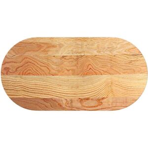 vidaXL Tischplatte Massivholz Eiche Oval Farbe: Hellbraun Größe: 100 x 50 x 2 cm - Tischplatte vidaXL Tischplatte Massivholz Eiche Oval Farbe: Hellbraun Größe: 100 x 50 x 2 cm - Tischplatte