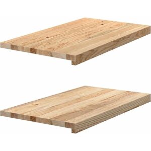 vidaXL Holzfensterbank - 70x40x2 cm - Eiche - Fensterbank vidaXL Holzfensterbank - 70x40x2 cm - Eiche - Fensterbank