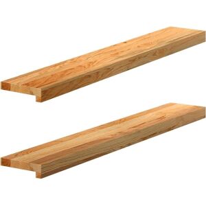 vidaXL 100x15x2 cm Light Brown Oak Window Sill - Window Sill vidaXL 100x15x2 cm Light Brown Oak Window Sill - Window Sill