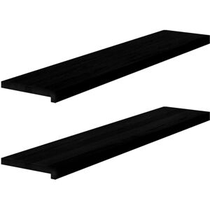 vidaXL Window Sills 2 pcs Dark Brown - Window sills vidaXL Window Sills 2 pcs Dark Brown - Window sills