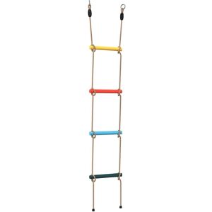 vidaXL Rope Ladder for Kids with 4 Rungs - Children Climbing Ladder vidaXL Rope Ladder for Kids with 4 Rungs - Children Climbing Ladder