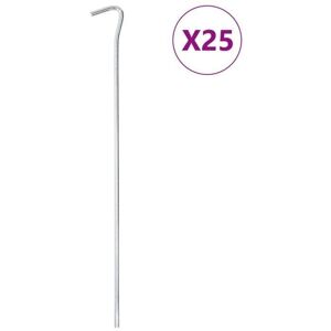 vidaXL Tent Pegs 25 pcs - Tent Pegs Ground Stake Outdoor Camping - Tent Type vidaXL Tent Pegs 25 pcs - Tent Pegs Ground Stake Outdoor Camping - Tent Type