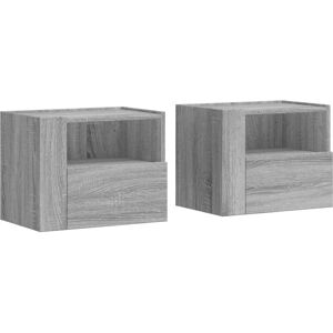 vidaXL Eiche Nachttisch - Nachttische - Nachttisch vidaXL Eiche Nachttisch - Nachttische - Nachttisch