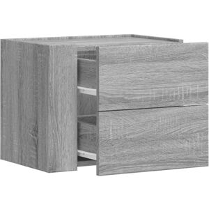 vidaXL Nachttisch - Eiche - Wandmontierter Nachttisch - Nachttisch vidaXL Nachttisch - Eiche - Wandmontierter Nachttisch - Nachttisch