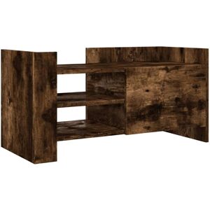 vidaXL 848371 Smoked Oak TV Cabinet - Storage & Media Entertainment vidaXL 848371 Smoked Oak TV Cabinet - Storage & Media Entertainment