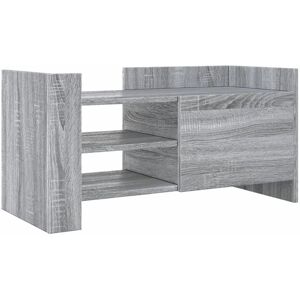 vidaXL 848372 Grey Sonoma TV Cabinet - TV & Entertainment Center vidaXL 848372 Grey Sonoma TV Cabinet - TV & Entertainment Center