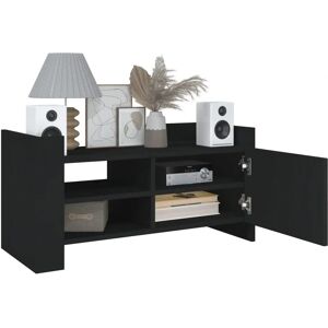 vidaXL 848375 Black TV Cabinet - TV Stand & Media Unit vidaXL 848375 Black TV Cabinet - TV Stand & Media Unit