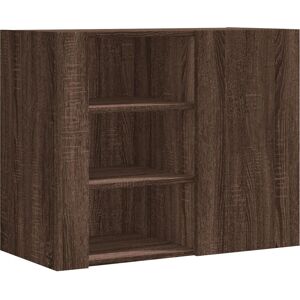 vidaXL Wandregal Eiche Braun 75x35x60 cm - Wandregal vidaXL Wandregal Eiche Braun 75x35x60 cm - Wandregal