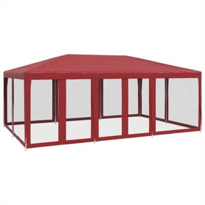 vidaXL Red Party Tent with Mesh Walls - Party Shelter vidaXL Red Party Tent with Mesh Walls - Party Shelter