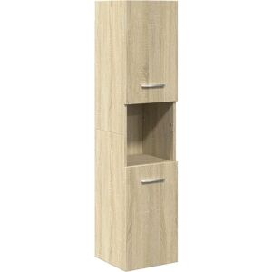 vidaXL Sonoma Oak Bathroom Cabinet - Storage Unit, 30x30x130 cm vidaXL Sonoma Oak Bathroom Cabinet - Storage Unit, 30x30x130 cm