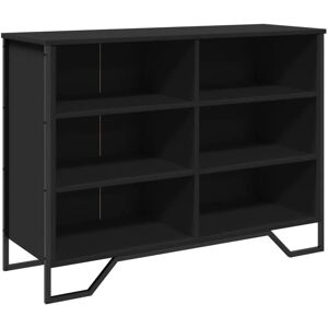 vidaXL 848554 Buffet noir moderne - Meuble de rangement salon vidaXL 848554 Buffet noir moderne - Meuble de rangement salon
