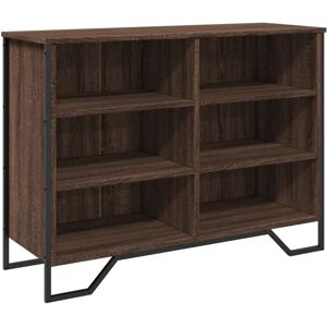 vidaXL Brown Oak Sideboard - 101x35.5x74.5 cm Storage Cabinet vidaXL Brown Oak Sideboard - 101x35.5x74.5 cm Storage Cabinet