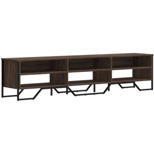 vidaXL Brown Oak TV Cabinet - 122x34x41 cm - TV Stand Media Unit vidaXL Brown Oak TV Cabinet - 122x34x41 cm - TV Stand Media Unit