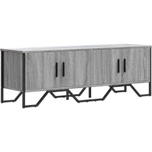 vidaXL Grey Sonoma TV Cabinet - 122x34x41 cm - Media Cabinet vidaXL Grey Sonoma TV Cabinet - 122x34x41 cm - Media Cabinet