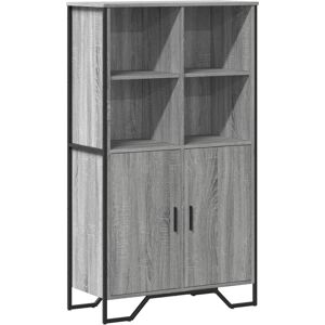 vidaXL Highboard Grey Sonoma 79.5x35.5x137.5 cm Engineered wood - Highboard vidaXL Highboard Grey Sonoma 79.5x35.5x137.5 cm Engineered wood - Highboard