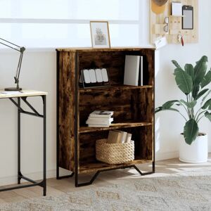 vidaXL Smoked Oak Bookcase 80x31x106 cm - Bookcase - Engineered Wood vidaXL Smoked Oak Bookcase 80x31x106 cm - Bookcase - Engineered Wood