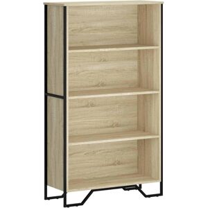vidaXL Sonoma Oak Bookcase 80x31x137.5 cm Engineered Wood vidaXL Sonoma Oak Bookcase 80x31x137.5 cm Engineered Wood