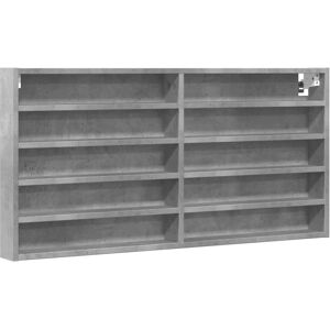 vidaXL Wall Mounted Concrete Grey 100x8.5x50 cm - Wall Mounted Cabinet vidaXL Wall Mounted Concrete Grey 100x8.5x50 cm - Wall Mounted Cabinet
