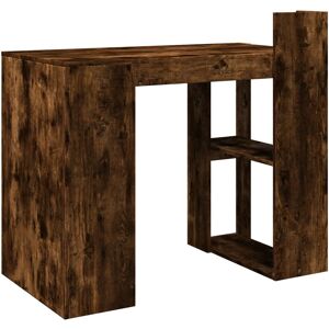 vidaXL Office Desk Smoked Oak - Desk vidaXL Office Desk Smoked Oak - Desk