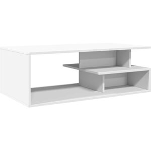 vidaXL White Engineered Wood Coffee Table - Coffee Table vidaXL White Engineered Wood Coffee Table - Coffee Table