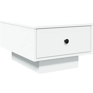vidaXL Table de salon blanche 60x45x31 cm Bois de ingénierie - Coffee Table - Publicité vidaXL Table de salon blanche 60x45x31 cm Bois de ingénierie - Coffee Table - Publicité