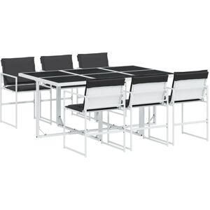 vidaXL 7-delt havebord s pude - Udendørs møbler vidaXL 7-delt havebord s pude - Udendørs møbler