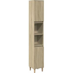 vidaXL Armoire de bain chêne Sonoma 30x30x190 cm Bois d'ingénierie - Armoire de bain - Publicité vidaXL Armoire de bain chêne Sonoma 30x30x190 cm Bois d'ingénierie - Armoire de bain - Publicité