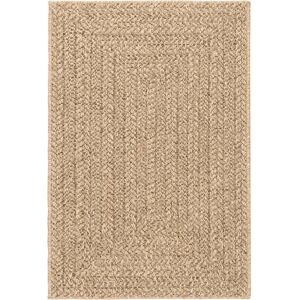 vidaXL Rug ZIZUR Beige - Indoor Outdoor 120x120cm Series ZIZUR vidaXL Rug ZIZUR Beige - Indoor Outdoor 120x120cm Series ZIZUR