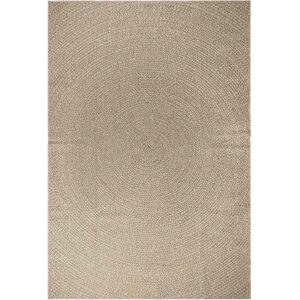vidaXL Tæppe ZIZUR Beige 200x290 cm Indendørs Udendørs - Tæppe vidaXL Tæppe ZIZUR Beige 200x290 cm Indendørs Udendørs - Tæppe