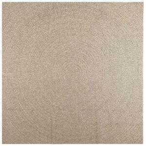 vidaXL Rug ZIZUR Beige 240x240 cm Jute Look Indoor Outdoor - Rug vidaXL Rug ZIZUR Beige 240x240 cm Jute Look Indoor Outdoor - Rug