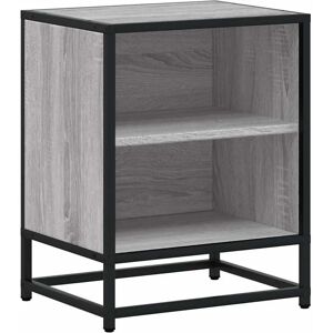 vidaXL Grå Sonoma Nattbord - Nattbord vidaXL Grå Sonoma Nattbord - Nattbord